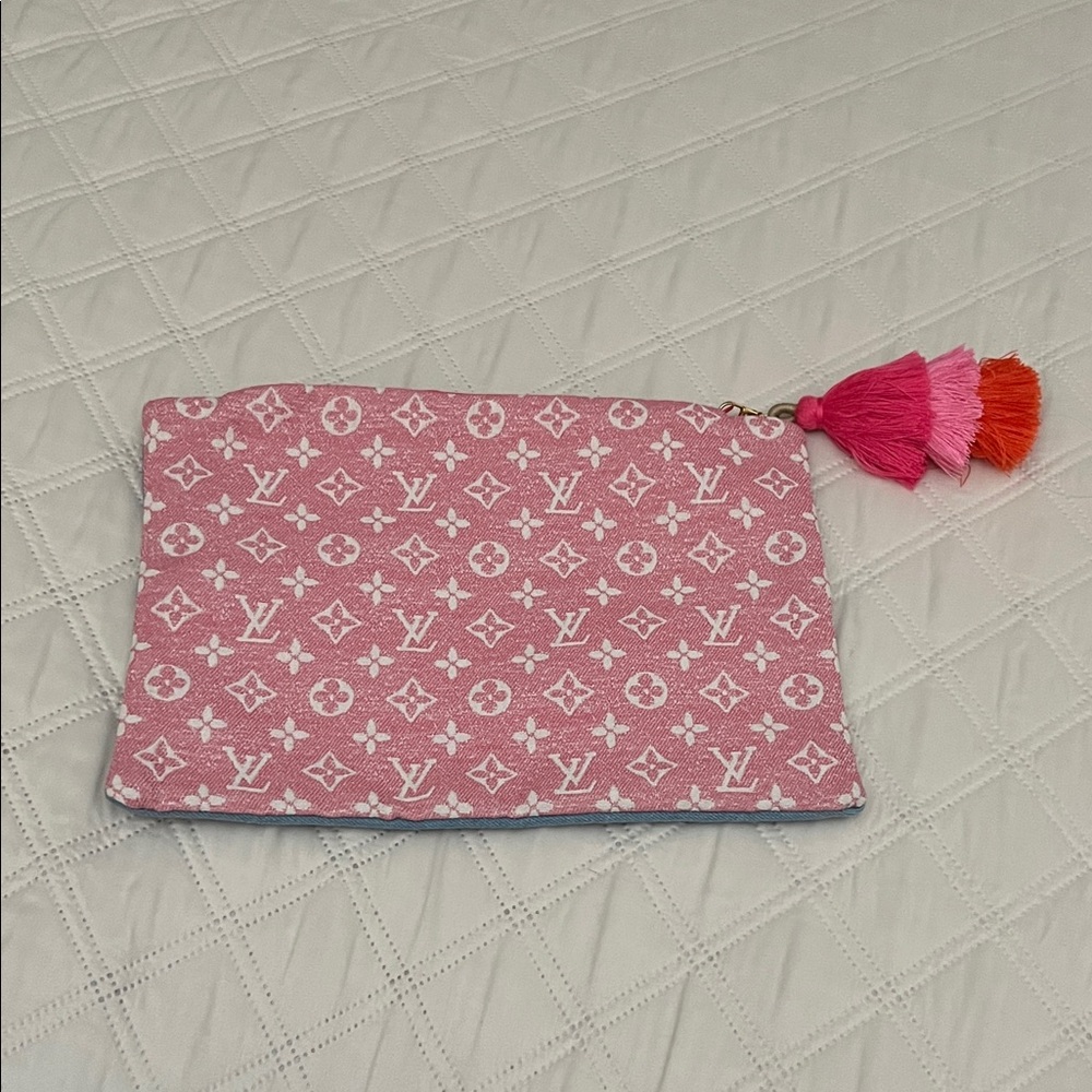 Pink Designer Clutch with Tassel